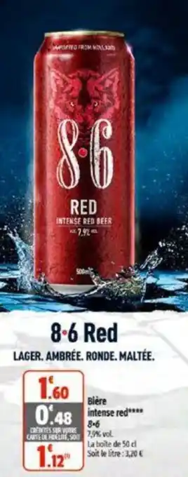 Coccinelle Supermarché Bière intense red**** offre