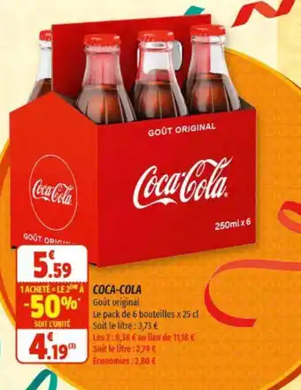 Coccinelle Supermarché COCA-COLA 25 cl offre