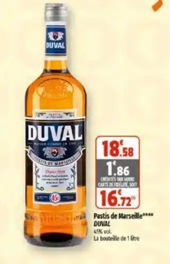 Pastis de Marseille**** DUVAL