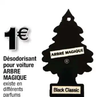 Désodorisant pour voiture arbre magique