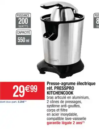 Cora x Carrefour Presse-agrume électrique offre