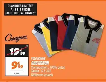 Netto Polo homme chevignon offre