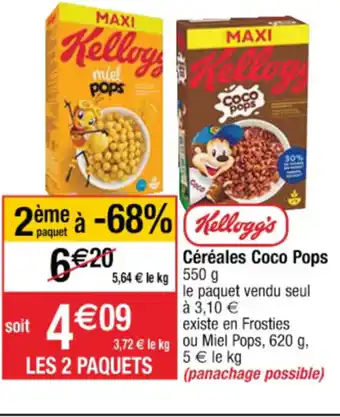 Cora x Carrefour Céréales coco pops offre