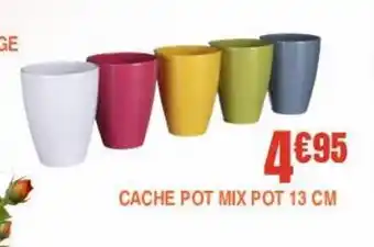 Jardiland Cache pot mix pot 13 cm offre