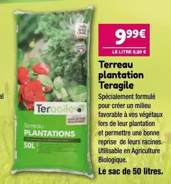 Terreau plantation teragile