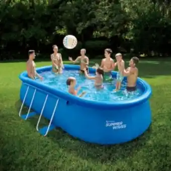 b&m Piscine autoportante 549x305x107 offre