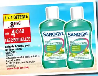Migros Bain de bouche soin antibactérien SANOGYL offre