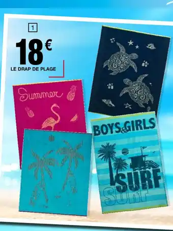 1DRAP DE PLAGE VELOURS