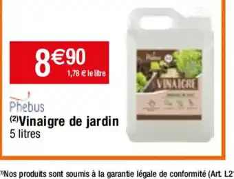 (2) Vinaigre de jardin