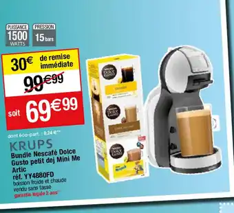 Migros Bundle Nescafé Dolce Gusto petit dej Mini Me Artic offre