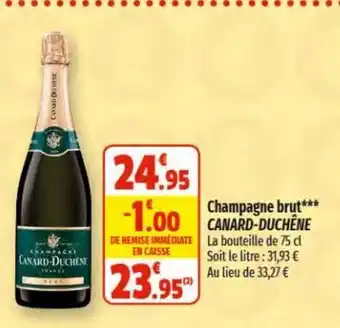 Champagne brut CANARD-DUCHÊNE