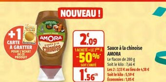 Coccinelle Express Sauce à la chinoise AMORA offre