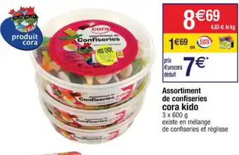 Cora x Carrefour Assortiment de confiseries offre