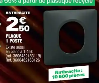 Brico Dépôt PLAQUE 1 POSTE offre