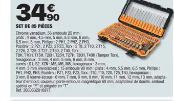 SET DE 85 PIÈCES