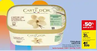 Carrefour Market Crème glacée CARTE D'OR offre
