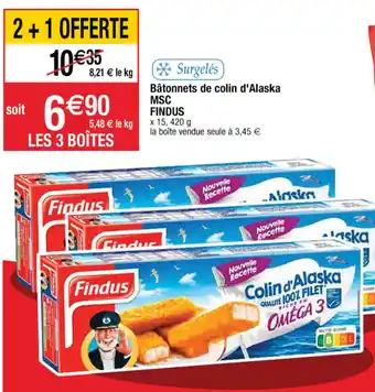Cora x Carrefour Bâtonnets de colin d'alaska MSC offre