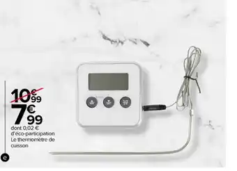 Carrefour Market Thermometre De Cuisson Electrique offre