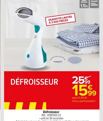 Carrefour Market DÉFROISSEUR offre