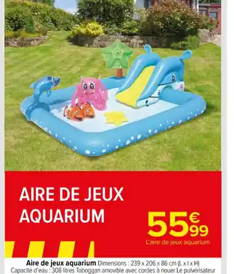Aire de jeux aquarium