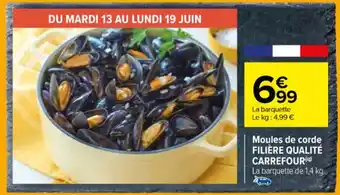 Carrefour Moules de corde FILIÈRE QUALITÉ CARREFOUR( offre
