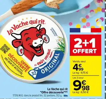 Carrefour La Vache qui rit "Offre découverte"(m) offre