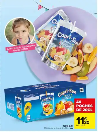 Carrefour CAPRI SUN offre