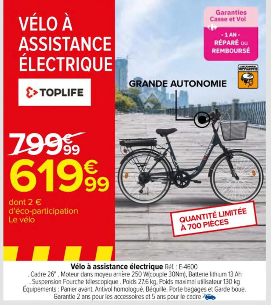 Carrefour discount velo promo