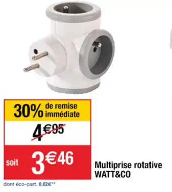 Cora x Carrefour Multiprise rotative offre