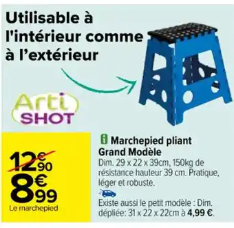 Carrefour Marchepied pliant Grand Modèle offre