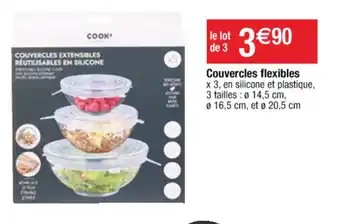 Couvercles flexibles