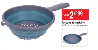 Cora x Carrefour Passoire rétractable offre