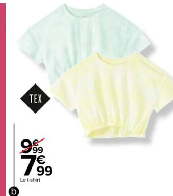 Carrefour T-shirt Fille offre