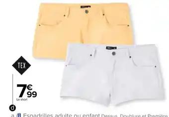 Carrefour Short Femme offre