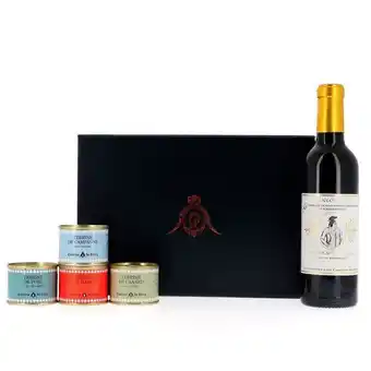 Coffret terrines et vin