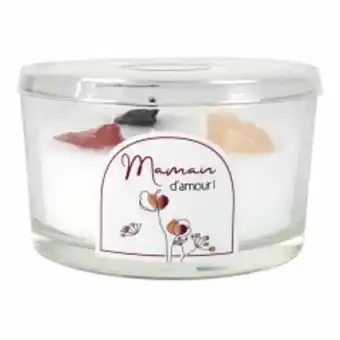 b&m Bougie avec pierres decoratives offre