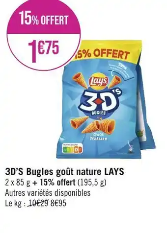 Lays 3dâs bugles goĂ»t nature