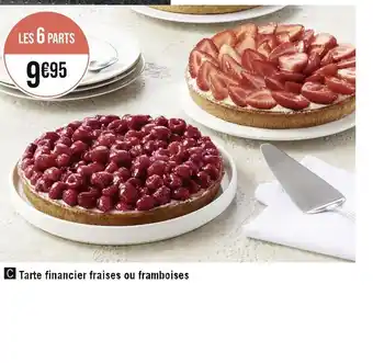 Tarte financier fraises ou framboises
