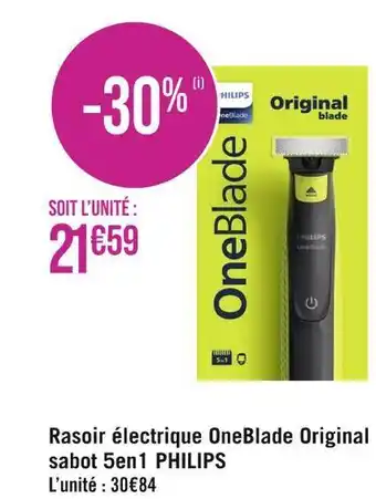 Philips rasoir électrique oneblade original sabot 5en1