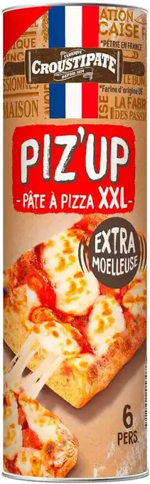 Match Croustipate pâte à pizza xxl offre
