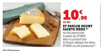 Super U St paulin isigny sainte mère offre