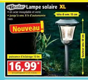 Norma Lampe solaire offre