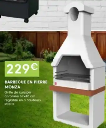 Point Vert Barbecue en pierre monza offre