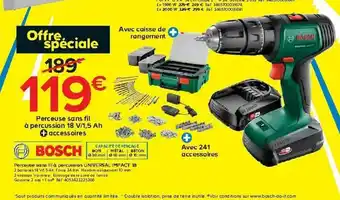 Castorama Perceuse sans fil à percussion offre