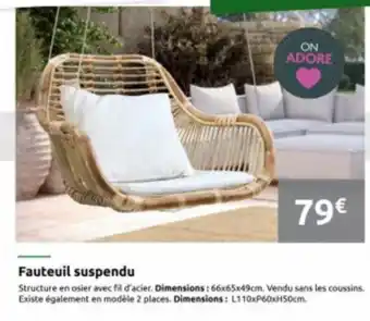 Point Vert Fauteuil suspendu offre