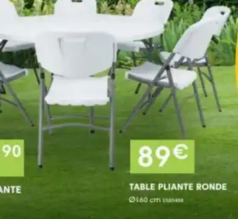 Point Vert Table pliante offre