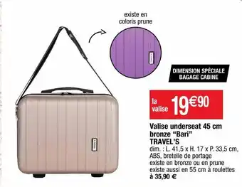 Cora x Carrefour Valise offre