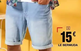 Cora x Carrefour Bermuda homme offre