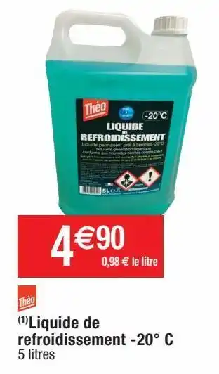 Cora x Carrefour Liquide de refroidissement offre