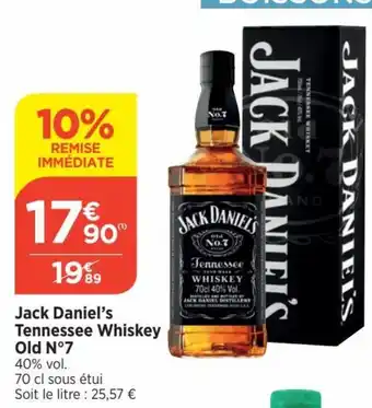 Bi1 Jack Daniel's Tennessee Whiskey offre